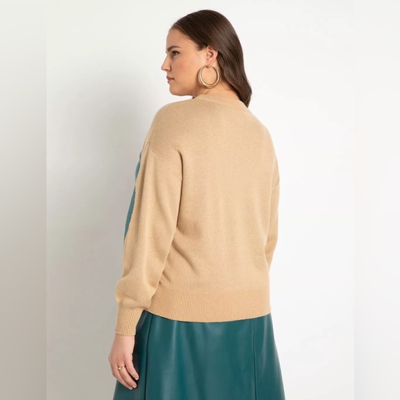ELOQUII- Relaxed Instarsia Sweater NWOT - Picture 3 of 3